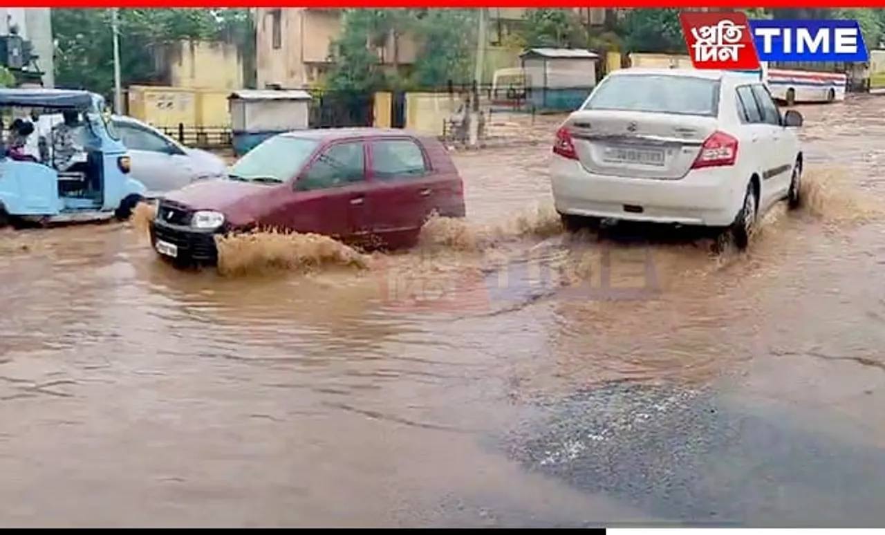Heavy Rainfall Causes Artificial Flooding in Guwahati: IMD Predicts More Rain Ahead